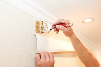 Pose de papier peint à Ampuis — revêtements muraux et toiles de verre